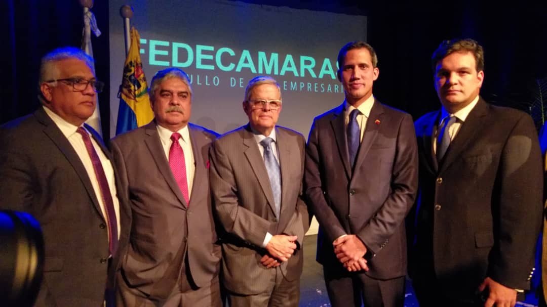 Fedecámaras-recibe-Guaidó Juan Guaidó presenta Plan País a Fedecámaras